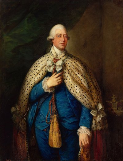 Koning George III van het Verenigd Koninkrijk 1738-1820, 1785 door Thomas Gainsborough
