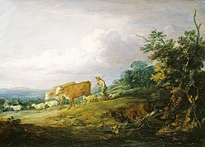 Landschap door Thomas Gainsborough