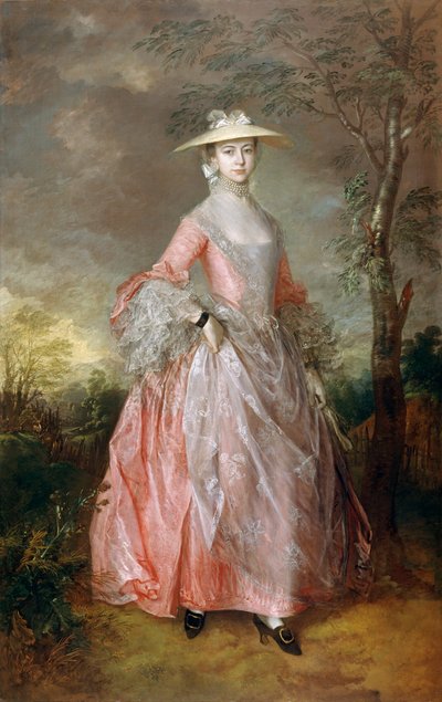 Mary Gravin Howe, c.1760 door Thomas Gainsborough