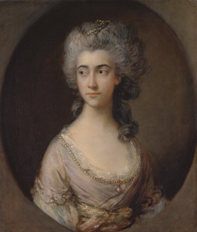 Mary Heberden, circa 1777 door Thomas Gainsborough