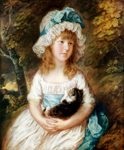 Miss Brummell, ca. 1781-82 door Thomas Gainsborough
