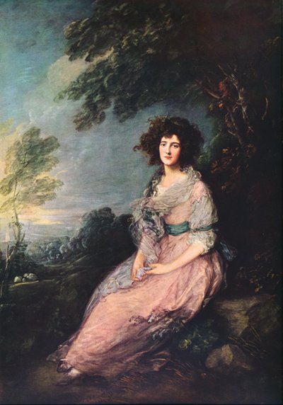 Mevrouw Richard Brinsley Sheridan door Thomas Gainsborough