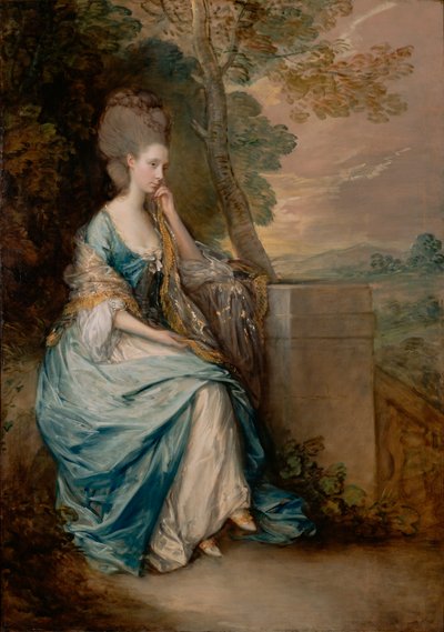 Portret van Anne, Gravin van Chesterfield door Thomas Gainsborough