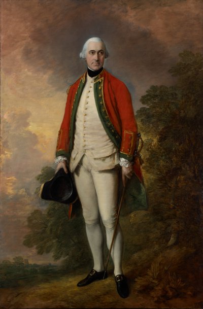 Portret van George Pitt, Eerste Baron Rivers door Thomas Gainsborough