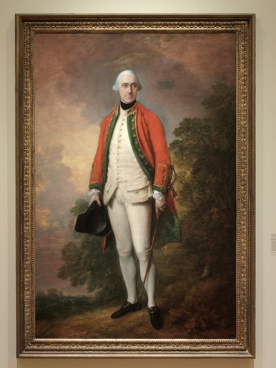 Portret van George Pitt, Eerste Lord Rivers, ca. 1768-1769 door Thomas Gainsborough