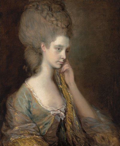 Portret van Lady Anne Thistlethwaite, gravin van Chesterfield door Thomas Gainsborough