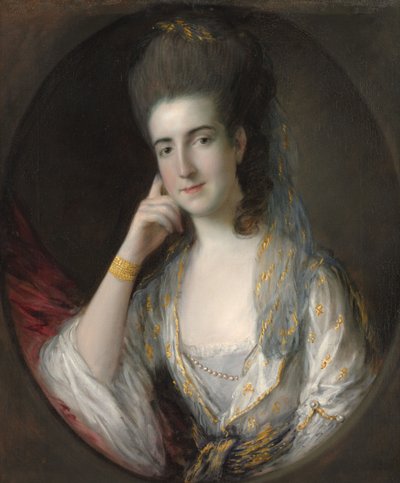 Portret van Mary Wise, ca. 1776 door Thomas Gainsborough