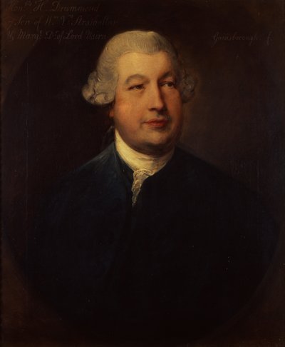 Portret van The Hon. Henry Drummond door Thomas Gainsborough