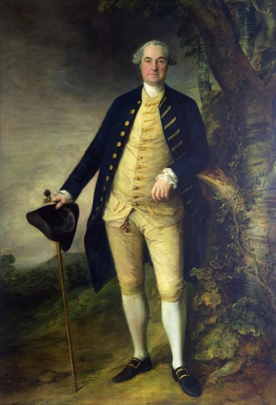 Portret van William Hall, 2e burggraaf Gage door Thomas Gainsborough