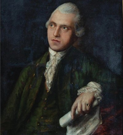 Portret van de componist en violist Antonín Kammel 1730-1784, ca. 1768 door Thomas Gainsborough