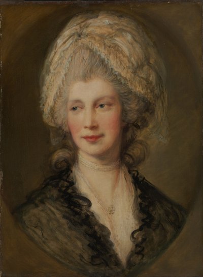 Koningin Charlotte, ca. 1782 door Thomas Gainsborough