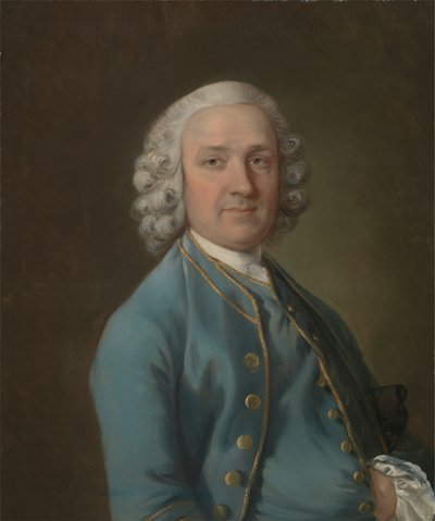Een man genaamd Mr. Wood, de dansmeester door Thomas Gainsborough RA