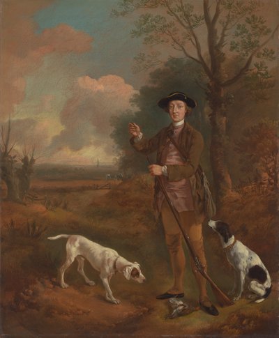 Majoor John Dade van Tannington, Suffolk door Thomas Gainsborough RA