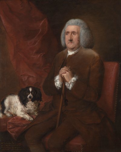 William Lowndes, Auditor van het Hof van Exchequer van Zijne Majesteit door Thomas Gainsborough RA