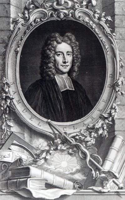 Samuel Clarke, gegraveerd door Jacobus Houbraken, ca. 1737-48 door Thomas Gibson