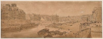 Een selectie van twintig van de meest pittoreske uitzichten in Parijs, 1802 door Thomas Girtin