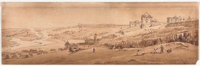 Een selectie van twintig van de meest pittoreske uitzichten in Parijs, 1802 door Thomas Girtin