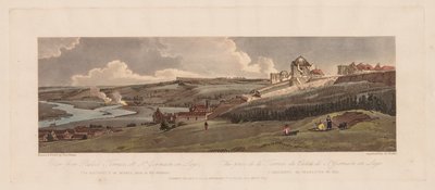 Een selectie van twintig van de meest pittoreske uitzichten in Parijs: Uitzicht vanaf het paleisterras, 1803 door Thomas Girtin