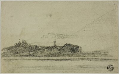 Kasteel aan de kust door Thomas Girtin