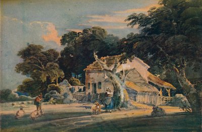 Devonshire Boerderij door Thomas Girtin