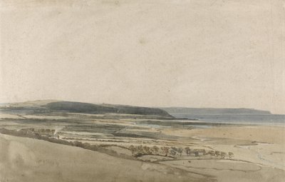 Monding van de rivier Taw, Devon, c.1801 door Thomas Girtin