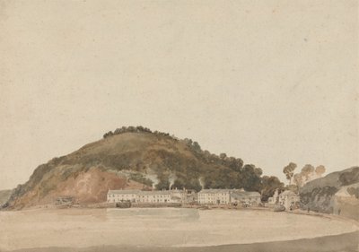 Kaap aan de kust van Zuid-Devon, mogelijk Shaldon door Thomas Girtin