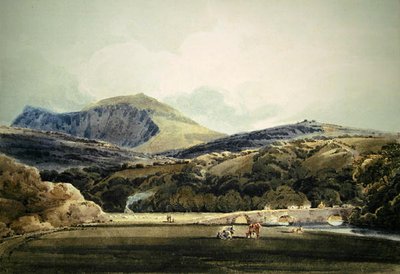Mynnydd Mawr, Noord-Wales door Thomas Girtin
