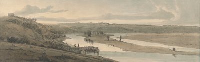 De Waterwerken bij Marly en St. Germain-en-Laye in de Verte Gezien door Thomas Girtin