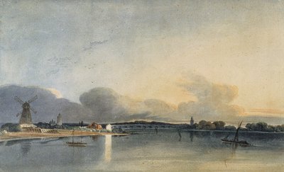 Het Witte Huis, Chelsea door Thomas Girtin