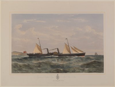 Glasgow en Belfast Koninklijke Post Stoomschip 
