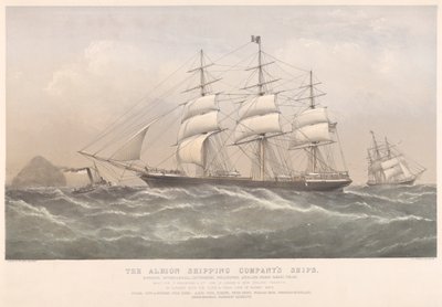 De schepen van de Albion Shipping Company door Thomas Goldsworth Dutton