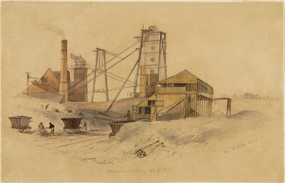 Hebburn Colliery, De C Put door Thomas H. Hair