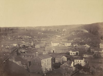 Honesdale, Sectie 3, Del.  Hudson Canal Co, ca. 1863-1865 (foto) door Thomas H. Johnson