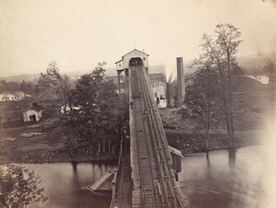 Von Storch Breaker, Del.  Hudson Canal Co, ca. 1863-1865 (foto) door Thomas H. Johnson