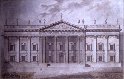 Project voor een Senaatshuis, Londen door Thomas Hardwick
