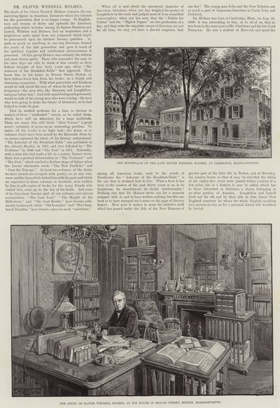 Dr. Oliver Wendell Holmes door Thomas Harrington Wilson