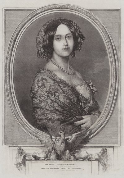 Hare Majesteit de Koningin van Pruisen, gisteren (vrijdag) gekroond in Koningsbergen door Thomas Harrington Wilson