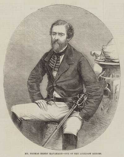 Mr. Thomas Henry Kavanagh, een van de helden van Lucknow door Thomas Harrington Wilson