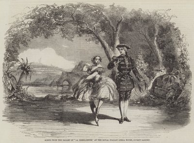Scène uit het ballet van La Bresilienne, in het Royal Italian Opera House, Covent Garden door Thomas Harrington Wilson