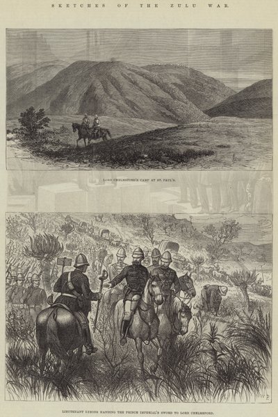 Schetsen van de Zoeloe-oorlog door Thomas Harrington Wilson