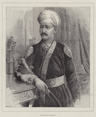 De Nizam van Hyderabad door Thomas Harrington Wilson