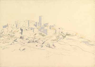 De Akropolis vanaf de Areopagus, Athene door Thomas Hartley Cromek