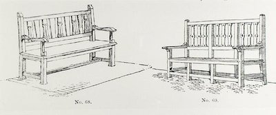 Tuinbanken, uit Thomas Mawson