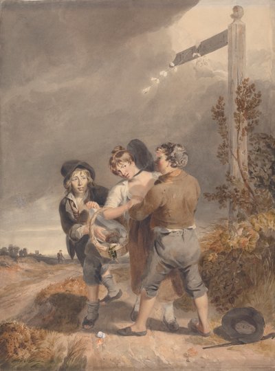 Een marktvrouw beroven door Thomas Heaphy