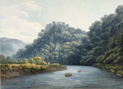 Goodrich Castle aan de Wye door Thomas Hearne