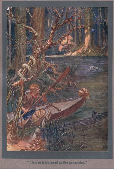 Ik was zo bang bij de verschijning (kleurenlitho) door Thomas Heath Robinson