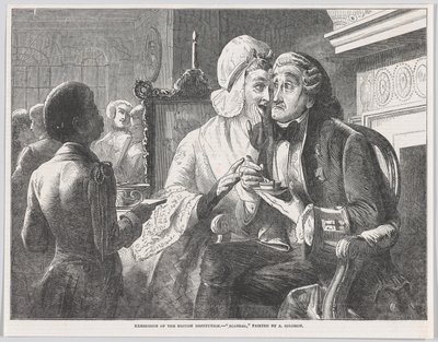 Schandaal, uit Illustrated London News, 15 februari 1851 door Thomas Heaviside