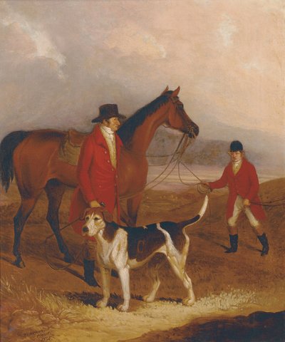 Oude druïde, met Richard King Sampson, Esq., en John Presse door Thomas Henwood