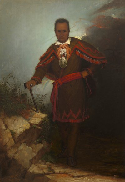 Red Jacket Sagoyewatha, 1868 door Thomas Hicks