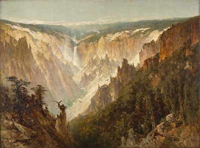 De Grand Canyon van de Yellowstone door Thomas Hill